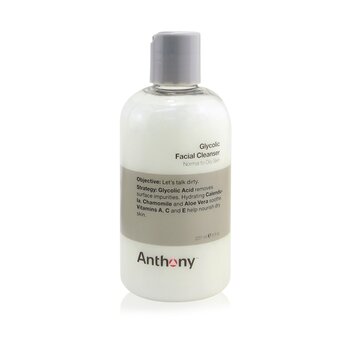 Anthony Logistics男士乙醇潔面乳-中性/油性皮膚 (Logistics For Men Glycolic Facial Cleanser - For Normal/ Oily Skin)