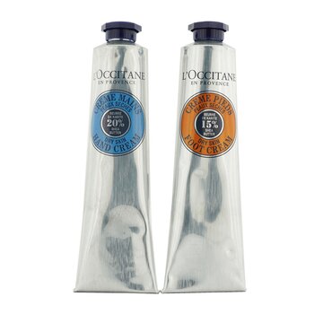 乳木果油手足護理套裝:護手霜75ml / 2.6oz +護腳霜75ml / 2.6oz