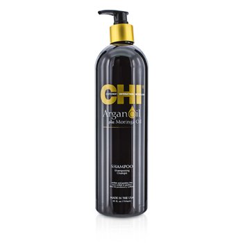 CHI 摩洛哥堅果油加上辣木油洗髮露-不含硫酸鹽和對羥基苯甲酸酯 (Argan Oil Plus Moringa Oil Shampoo - Sulfate & Paraben Free)