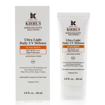 Kiehls 每日超輕紫外線防禦SPF 50 PA +++ (Ultra Light Daily UV Defense SPF 50)