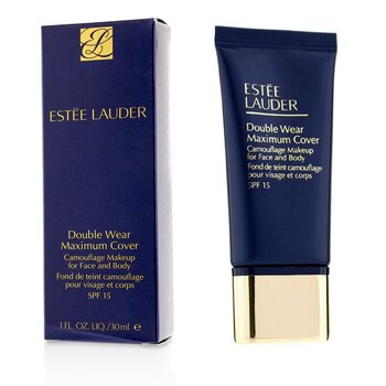Estee Lauder 雙重磨損最大遮蓋偽裝彩妝（臉部和身體）SPF15-＃03 / 1N3奶油香草 (Double Wear Maximum Cover Camouflage Make Up (Face & Body) SPF15 - #03/1N3 Creamy Vanilla)