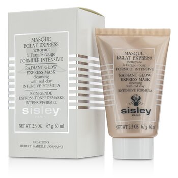 Sisley 煥發煥彩面膜，帶有紅粘土-密集配方 (Radiant Glow Express Mask With Red Clays - Intensive Formula)