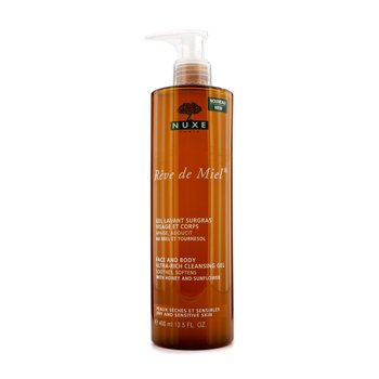 Nuxe Reve De Miel超豐盈面部和身體清潔凝膠（乾性和敏感性皮膚） (Reve De Miel Face & Body Ultra-Rich Cleansing Gel (Dry & Sensitive Skin))