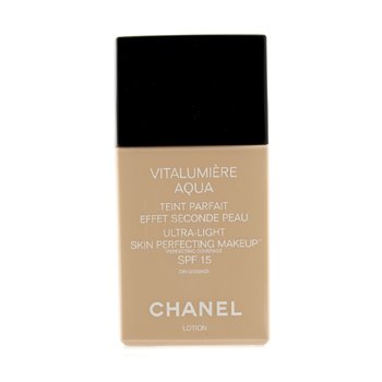 Chanel Vitalumiere Aqua超輕柔膚水M / U SPF15-＃20米色 (Vitalumiere Aqua Ultra Light Skin Perfecting M/U SPF15 - # 20 Beige)