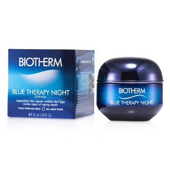 Biotherm 藍色療法晚霜（適用於所有皮膚類型） (Blue Therapy Night Cream (For All Skin Types))