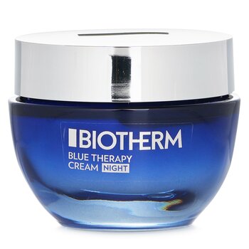 藍色療法晚霜（適用於所有皮膚類型） (Blue Therapy Night Cream (For All Skin Types))