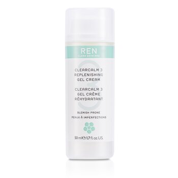 Ren Clearcalm 3補水者哩乳霜（適合瑕疵肌膚） (Clearcalm 3 Replenishing Gel Cream (For Blemish Prone Skin))