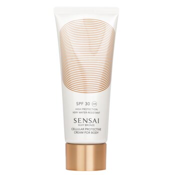 Sensai絲滑古銅色細胞保護霜，適用於身體SPF 30 (Sensai Silky Bronze Cellular Protective Cream For Body SPF 30)