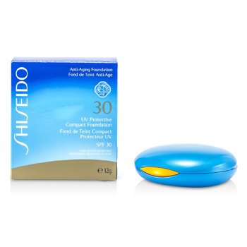 Shiseido 防紫外線粉底液SPF 30（盒裝+補充裝）-＃SP40中O色 (UV Protective Compact Foundation SPF 30 (Case+Refill) - # SP40 Medium Ochre)