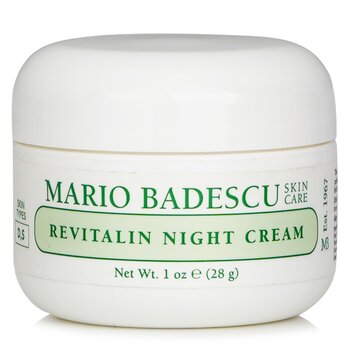 Mario Badescu Revitalin晚霜-適用於乾性/敏感性皮膚類型 (Revitalin Night Cream - For Dry/ Sensitive Skin Types)