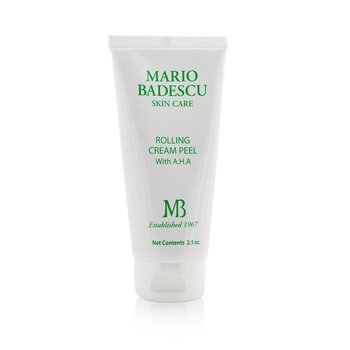 Mario Badescu 帶有AHA的捲膚霜-適用於所有皮膚類型 (Rolling Cream Peel With AHA - For All Skin Types)