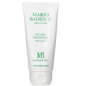 Mario Badescu 帶有AHA的捲膚霜-適用於所有皮膚類型 (Rolling Cream Peel With AHA - For All Skin Types)