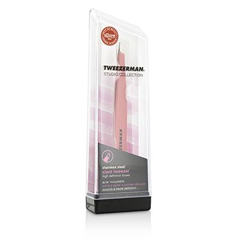 Tweezerman 斜型鑷子 - Fashion Color Geranium (工作室系列) (Slant Tweezer - Fashion Color Geranium (Studio Collection))