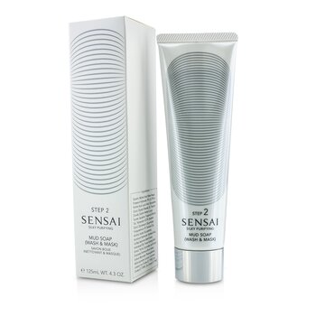 Sensai絲滑淨化潔面皂-洗面膜（新包裝） (Sensai Silky Purifying Mud Soap - Wash & Mask (New Packaging))