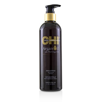 CHI 摩洛哥堅果油加上辣木油洗髮露-不含硫酸鹽和對羥基苯甲酸酯 (Argan Oil Plus Moringa Oil Shampoo - Sulfate & Paraben Free)