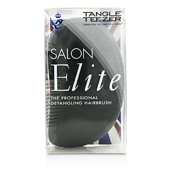 Tangle Teezer Salon Elite專業纏結髮刷-午夜黑（濕髮和乾發） (Salon Elite Professional Detangling Hair Brush - Midnight Black (For Wet & Dry Hair))