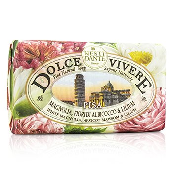 杜嘉班納（Dolce Vivere）優質天然肥皂-比薩-白木蘭，杏花和百合