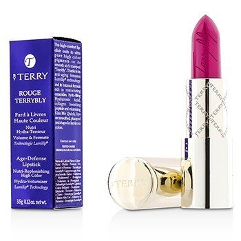 胭脂Terrybly年齡防禦唇膏-＃504艷粉色 (Rouge Terrybly Age Defense Lipstick - # 504 Opulent Pink)