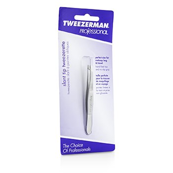 Tweezerman 專業斜端鉗子 - Classic Stainless Steel (Professional Slant Tip Tweezer - Classic Stainless Steel)
