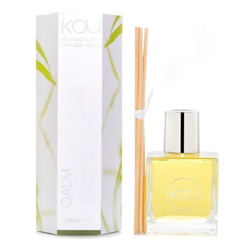 iKOU 香熏香薰蘆葦-鎮靜（檸檬草和酸橙-9個月供應） (Aromacology Diffuser Reeds - Calm (Lemongrass & Lime - 9 months supply))