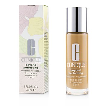Clinique 超越完美粉底和遮瑕膏-＃18 Sand（M-N） (Beyond Perfecting Foundation & Concealer - # 18 Sand (M-N))