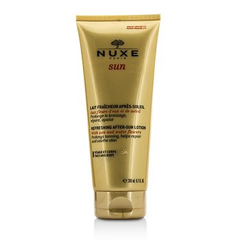 Nuxe Sun清爽防曬霜，適合面部和身體。 (Nuxe Sun Refreshing After-Sun Lotion For Face & Body)