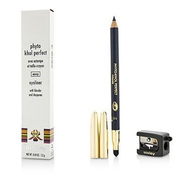 Sisley Phyto Khol完美眼線筆（帶有攪拌器和卷筆刀）-＃海軍 (Phyto Khol Perfect Eyeliner (With Blender and Sharpener) - # Navy)