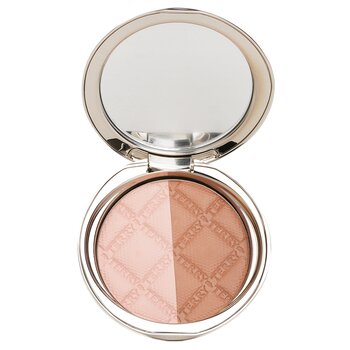 Terrybly Densiliss腮紅輪廓二重奏粉餅-＃100新鮮對比 (Terrybly Densiliss Blush Contouring Duo Powder - # 100 Fresh Contrast)