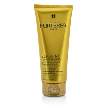 Solaire荷荷巴油蠟滋養沐浴露（頭髮和身體） (Solaire Nourishing Shower Gel with Jojoba Wax (Hair and Body))
