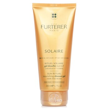 Solaire荷荷巴油蠟滋養沐浴露（頭髮和身體） (Solaire Nourishing Shower Gel with Jojoba Wax (Hair and Body))