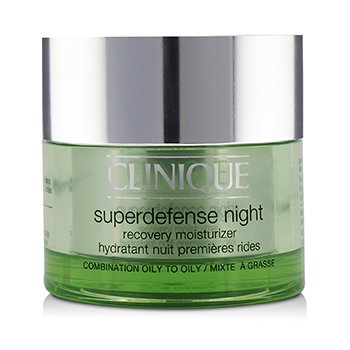 Clinique Superdefense Night Recovery保濕霜-適用於油性至油性組合 (Superdefense Night Recovery Moisturizer - For Combination Oily To Oily)