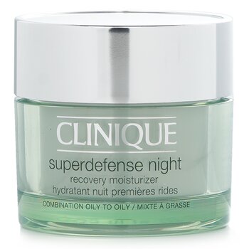 Superdefense Night Recovery保濕霜-適用於油性至油性組合 (Superdefense Night Recovery Moisturizer - For Combination Oily To Oily)