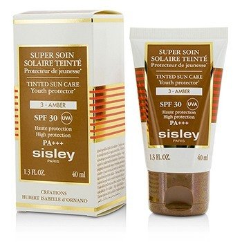 Sisley Super Soin Solaire彩色青年保護霜SPF 30 UVA PA +++-＃3琥珀色 (Super Soin Solaire Tinted Youth Protector SPF 30 UVA PA+++ - #3 Amber)