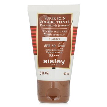 Sisley Super Soin Solaire彩色青年保護霜SPF 30 UVA PA +++-＃3琥珀色 (Super Soin Solaire Tinted Youth Protector SPF 30 UVA PA+++ - #3 Amber)