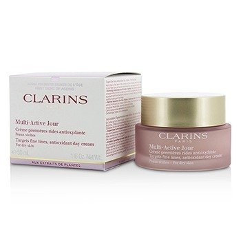 Clarins 多效日靶材細紋抗氧化日霜-乾性皮膚 (Multi-Active Day Targets Fine Lines Antioxidant Day Cream - For Dry Skin)