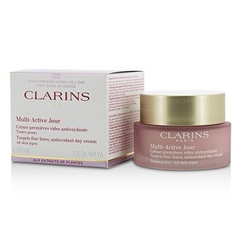 Clarins 多效日靶材細紋抗氧化日霜-適用於所有皮膚類型 (Multi-Active Day Targets Fine Lines Antioxidant Day Cream - For All Skin Types)