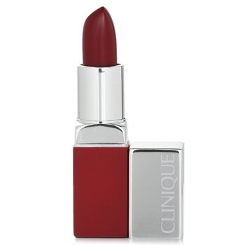 Clinique 流行啞光唇彩+底漆-＃02 Icon Pop (Pop Matte Lip Colour + Primer - # 02 Icon Pop)