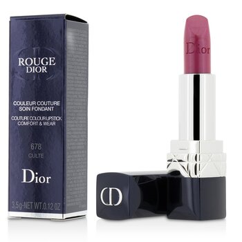 迪奧(Rouge Dior)高定色舒適唇膏(#678 Culte)