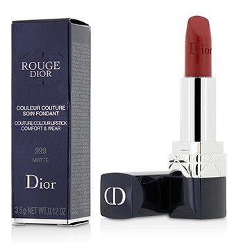 迪奧(Rouge Dior)高定色舒適啞光唇膏-#999 Matte