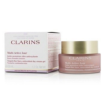 Clarins 多效日靶材細紋抗氧化日霜凝膠-適用於中性至混合性皮膚 (Multi-Active Day Targets Fine Lines Antioxidant Day Cream-Gel - For Normal To Combination Skin)