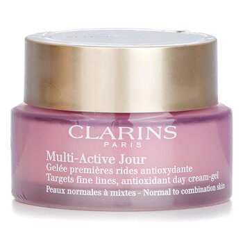 Clarins 多效日靶材細紋抗氧化日霜凝膠-適用於中性至混合性皮膚 (Multi-Active Day Targets Fine Lines Antioxidant Day Cream-Gel - For Normal To Combination Skin)