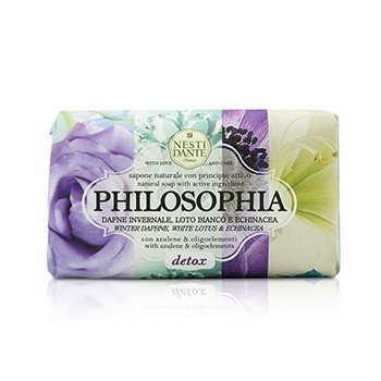 Philosophia天然香皂-排毒-冬達芙妮，白蓮和紫錐菊及Azulene和Oligoelements