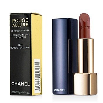 Chanel 胭脂魅力夜光濃烈唇彩-＃169 Rouge Tentation (Rouge Allure Luminous Intense Lip Colour - # 169 Rouge Tentation)