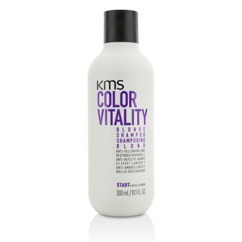 KMS California 顏色活力金發洗髮露（抗泛黃和恢復光澤） (Color Vitality Blonde Shampoo (Anti-Yellowing and Restored Radiance))