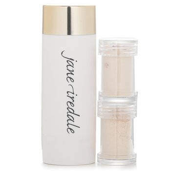 Jane Iredale Powder Me 補充裝蜜粉刷 (1x 蜜粉刷, 2x 補充裝) - Translucent (Powder Me Refillable Brush (1x Brush, 2x Refills) - Translucent)