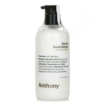 Anthony Logistics For Men乙醇潔面乳 (Logistics For Men Glycolic Facial Cleanser)