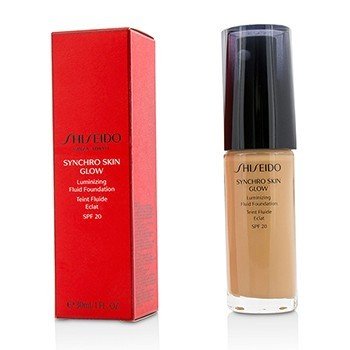 Shiseido 同步光煥膚粉底液SPF 20-＃Rose 4 (Synchro Skin Glow Luminizing Fluid Foundation SPF 20 - # Rose 4)