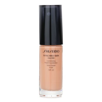 Shiseido 同步光煥膚粉底液SPF 20-＃Rose 4 (Synchro Skin Glow Luminizing Fluid Foundation SPF 20 - # Rose 4)