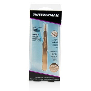 Tweezerman Slant Tweezer 拔毛鉗 - 玫瑰金 (Slant Tweezer - Rose Gold)