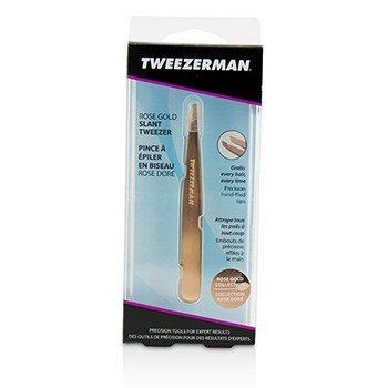 Tweezerman 斜鑷-玫瑰金 (Slant Tweezer - Rose Gold)